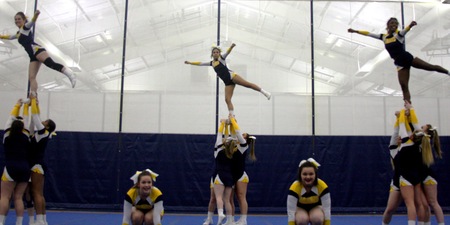SHU Cheer Finishes Seventh at NAIA Northeast Regional Qualifier