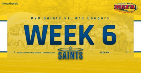 #20 Football Travels to #13 Saint Francis (Ind.) For the Final Road Trip of the Season