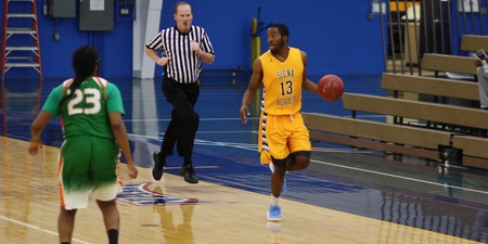 Jackson Double-Double Helps Lift Men's Basketball Over Mid-Atlantic Christian