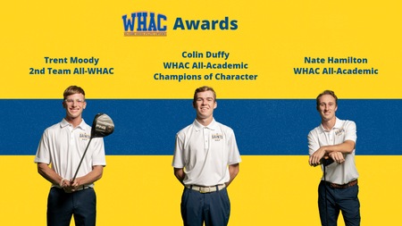 Trent Moody Claims 2nd-Team All-WHAC; Men's Golf Ties for Sixth at WHAC Championships