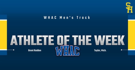 Rodden Earns Fifth Career WHAC Men's Track Athlete of the Week Award