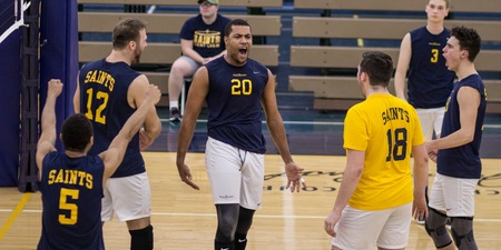 Browne Earns 26 Kills to Lead Men's Volleyball to 3-2 Victory Over CCU
