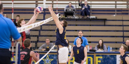 Men's Volleyball Concludes Regular Season with Two Sweeps