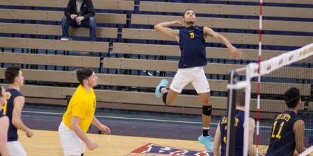 Men's Volleyball Splits Day Two of SHU Invitational; Hubbard-Neil, Browne Named to All-Tournament Team