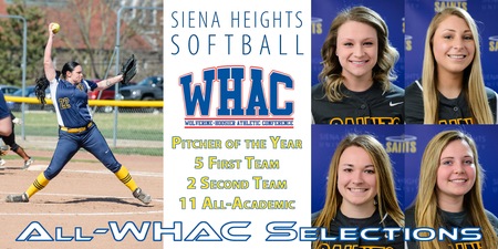 Ward Named WHAC Pitcher of the Year; Seven Make All-Conference Teams