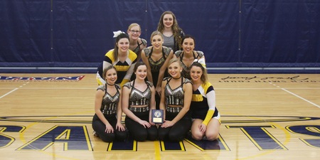 Dance Team Earns Second at the Saints Spectacular