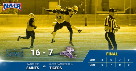 Special Teams the Difference in 16-7 Win at Olivet Nazarene