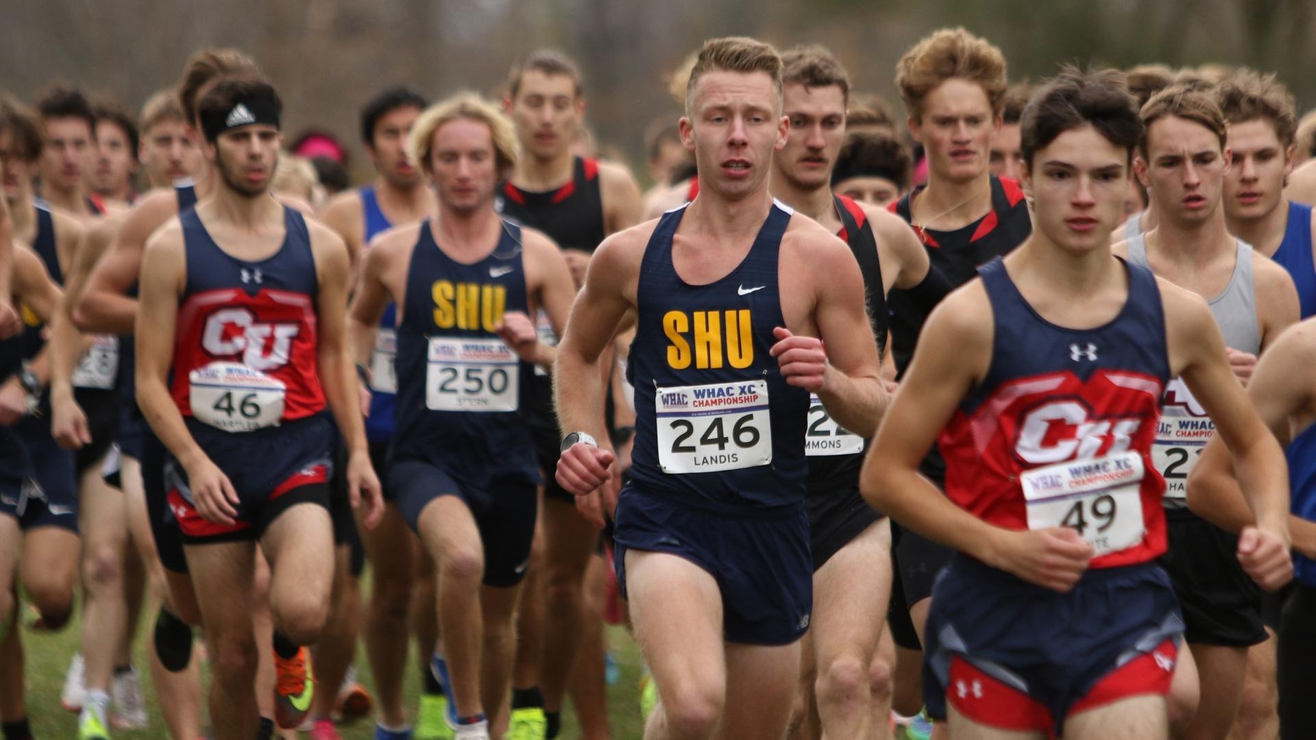 Landis, Stern Pace Men's XC to eighth at WHAC Championships